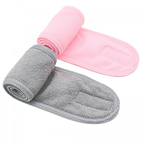 2PCS Sweat absorb headband for women girls Wash Face Makeup Remover Headband Sports  fitness Yoga Terry Cloth Sports hiphop aerobic exercises dance Hairband